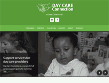 Tablet Screenshot of daycareconnection.org